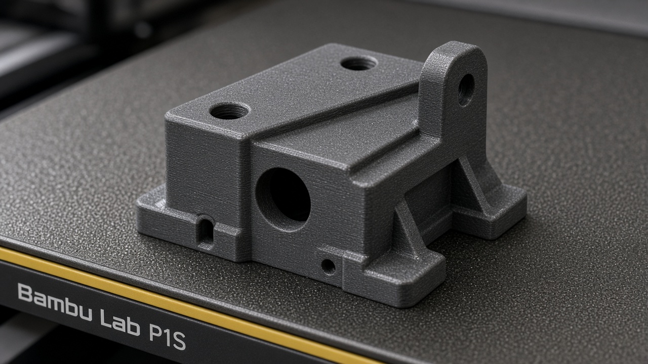 3D-printed fixture and jig parts for robotics integration